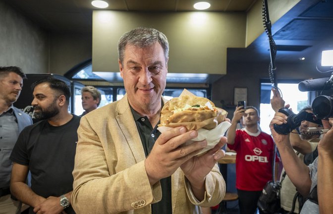 Dass Markus Söder Döner liebt, ist bekannt.<span class='image-autor'>Foto: picture alliance/dpa</span>