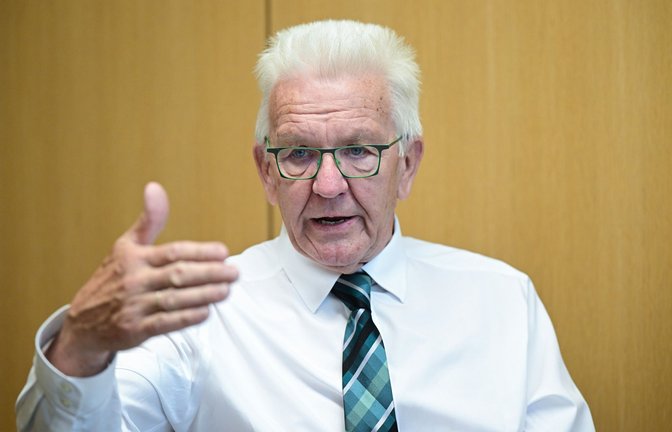 Er bleibt Dreh- und Angelpunkt der Koalition im Land: Ministerpräsident Winfried Kretschmann.<span class='image-autor'>Foto: dpa/Bernd Weißbrod</span>