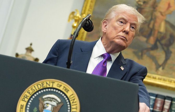 Pressekonferenz im Weißen Haus: US-Präsident Donald Trump verkündet die neuen Klimaschutzregeln<span class='image-autor'>Foto: Evan Vucci/AP/dpa</span>