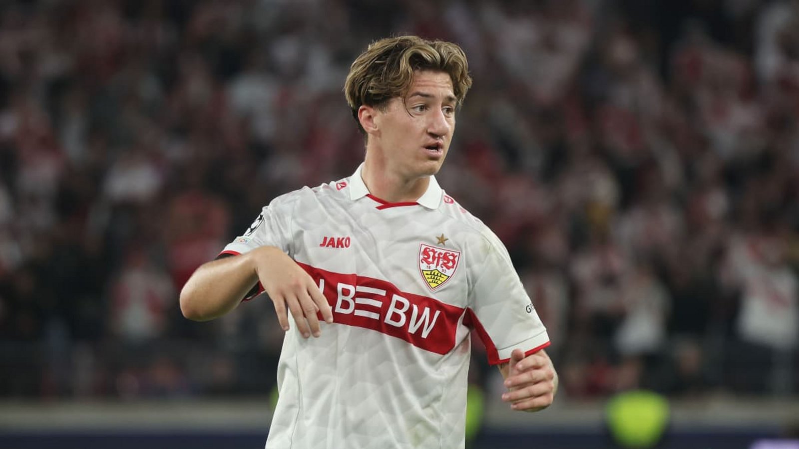 Angelo Stiller gibt beim VfB Stuttgart den Takt vor, in der Nationalmannschaft ist der Mittelfeldspieler aber erst einmal nicht dabei.Baumann Angelo Stiller gibt beim VfB Stuttgart den Takt vor, in der Nationalmannschaft ist der Mittelfeldspieler aber erst einmal nicht dabei.Baumann