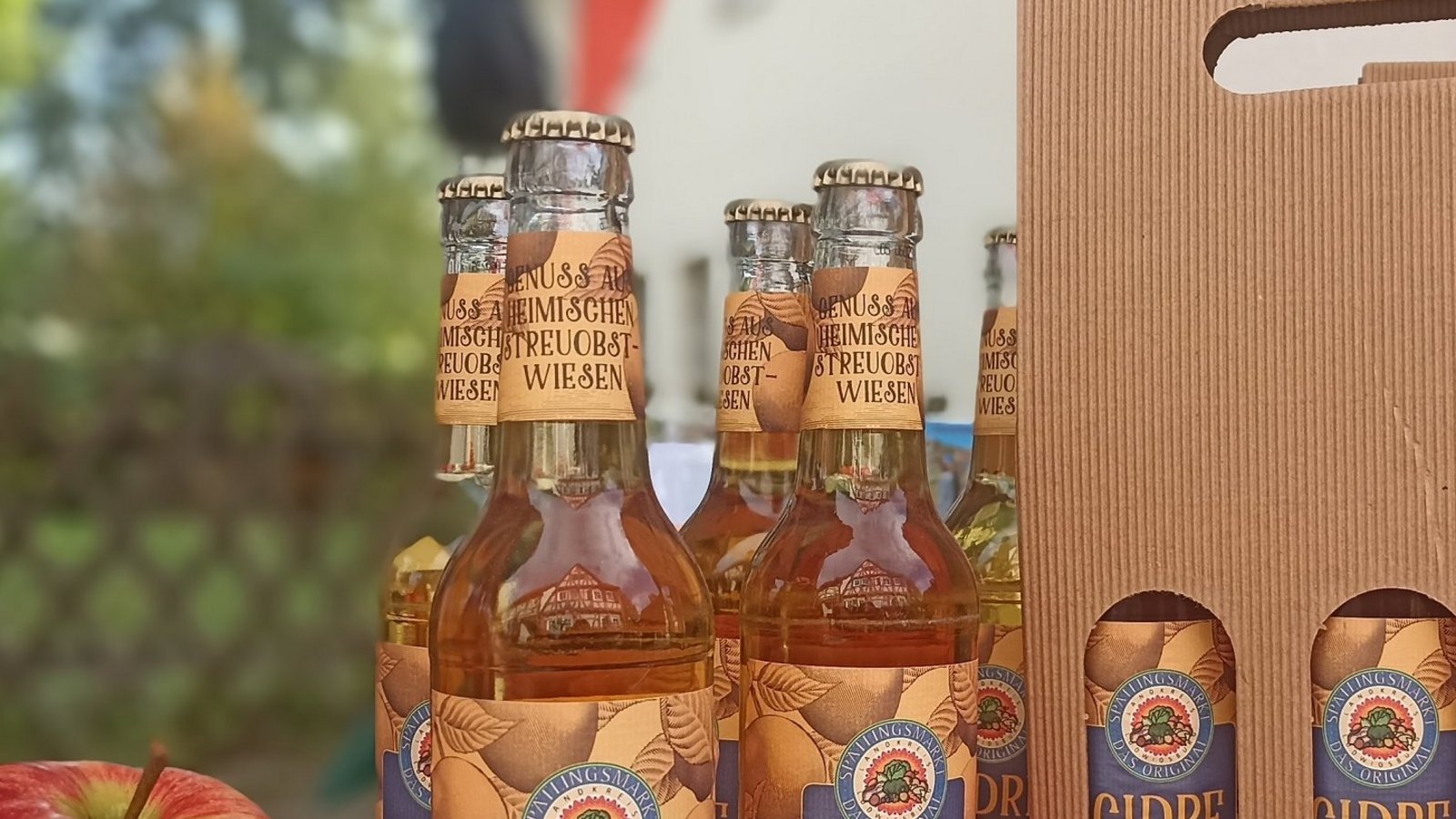 Cidre aus Äpfeln von heimischen Streuobstwiesen.  Foto: Landratsamt Ludwigsburg