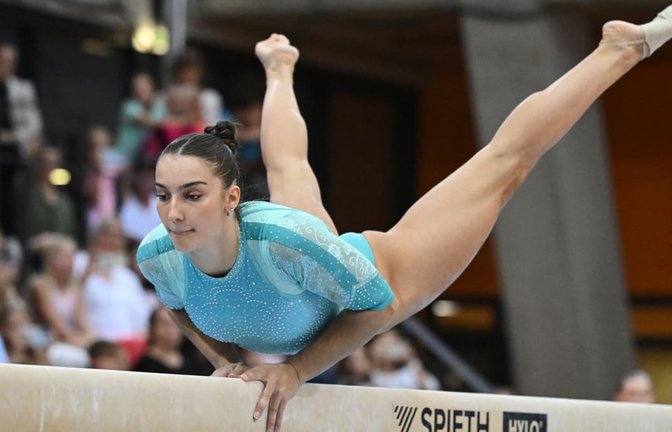 Freut sich auf die WM und hat die Zukunft im Blick: Turn-Europameisterin Helen Kevric.<span class='image-autor'>Marijan Murat/dpa</span>