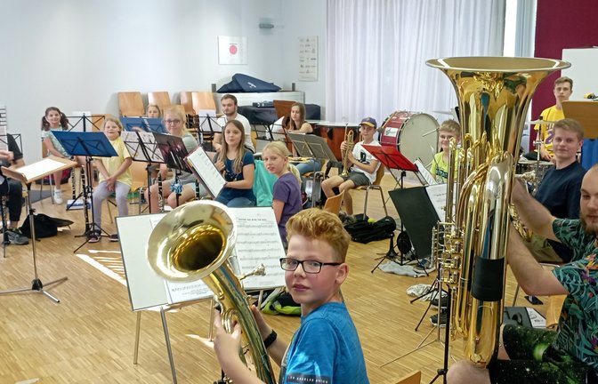 Das Jugendorchester des Horrheimer Orchestervereins probt für die nahenden Auftritte.  <span class='image-autor'>Fotos: p</span>