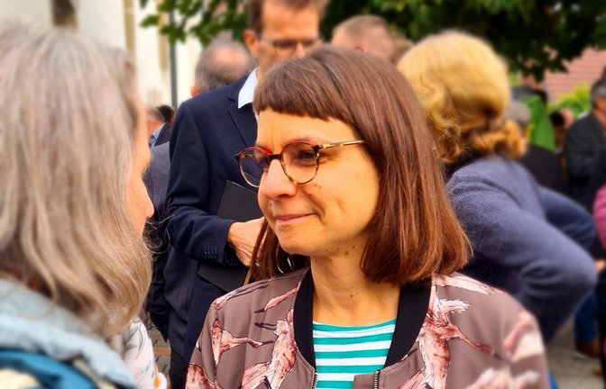 „Es gibt kaum etwas Schöneres, als gemeinsam zu lachen“: Pfarrerin Barbara Martin. <span class='image-autor'>Foto: Kauer</span>
