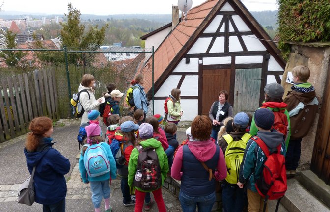 In den Gassen der Kernstadt wird für die Kinder die Stadtgeschichte erlebbar.  <span class='image-autor'>Foto: pv</span>