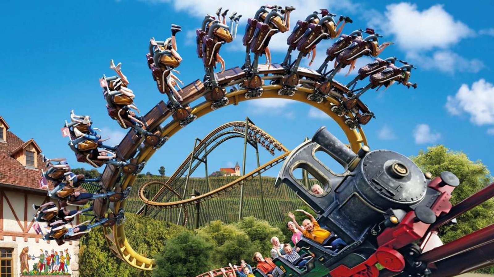 Neben Achterbahnen wie die „Hals-über-Kopf“ oder „Volldampf“ gibt es im Tripsdrill auch einige Kuriositäten, wie unsere Bildergalerie zeigt.Foto: Erlebnispark Tripsdrill Neben Achterbahnen wie die „Hals-über-Kopf“ oder „Volldampf“ gibt es im Tripsdrill auch einige Kuriositäten, wie unsere Bildergalerie zeigt.Foto: Erlebnispark Tripsdrill