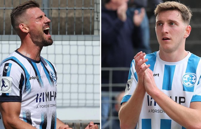 Am Saisonende ist Schluss bei den Kickers: David Braig (li.), Meris Skenderovic.<span class='image-autor'>Foto: Pressefoto Baumann/Hansjürgen Britsch</span>