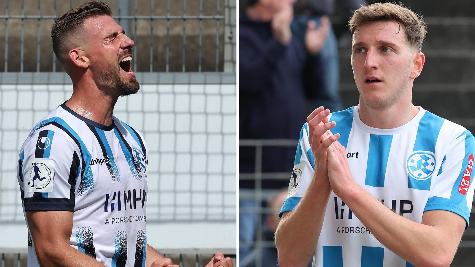 Am Saisonende ist Schluss bei den Kickers: David Braig (li.), Meris Skenderovic.Foto: Pressefoto Baumann/Hansjürgen Britsch Am Saisonende ist Schluss bei den Kickers: David Braig (li.), Meris Skenderovic.Foto: Pressefoto Baumann/Hansjürgen Britsch