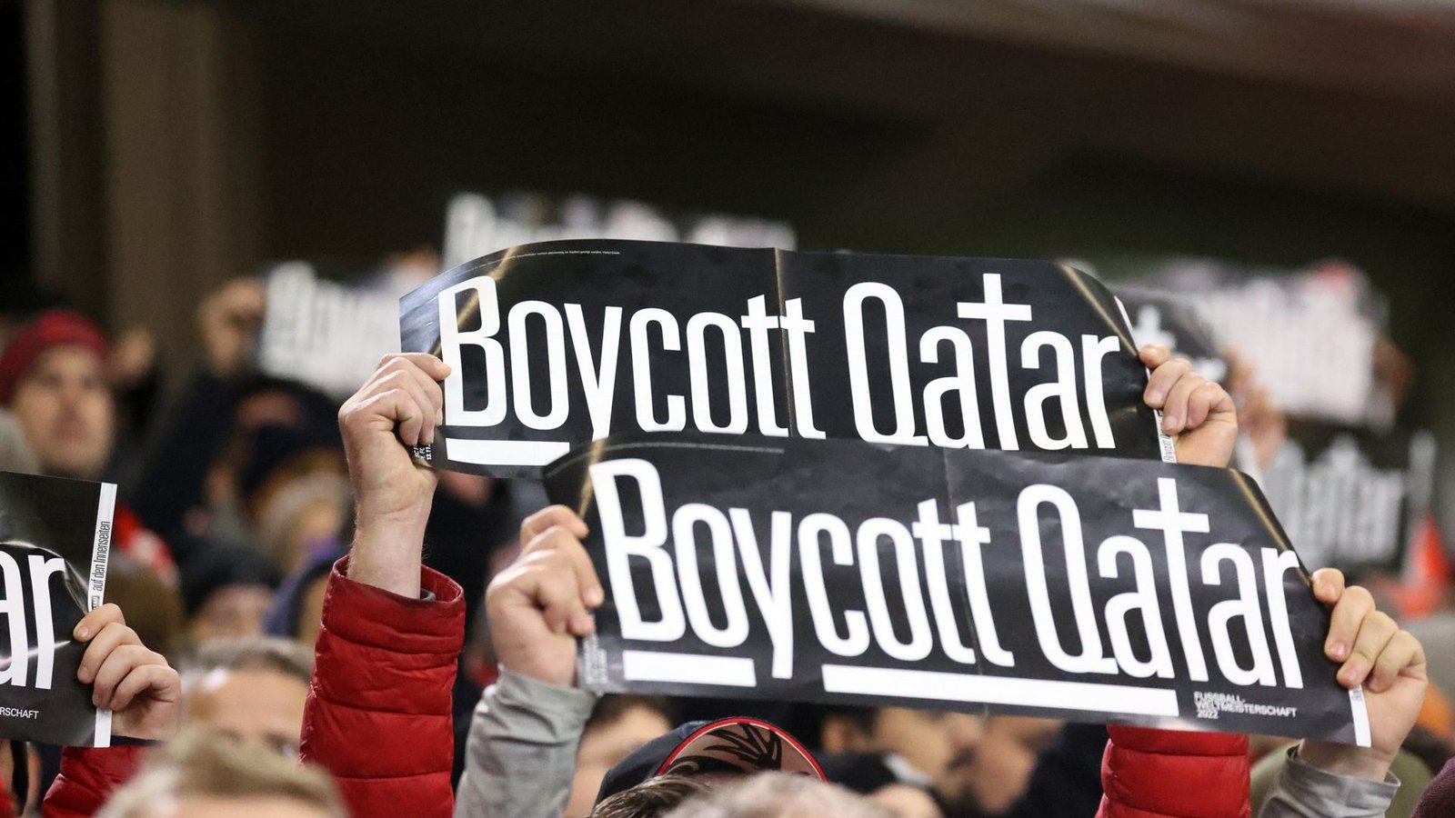 Nicht jeder Fußballfan unterstützt den Austragungsort der WM in Katar.Foto: Pressefoto Rudel/Pressefoto Rudel/Robin Rudel