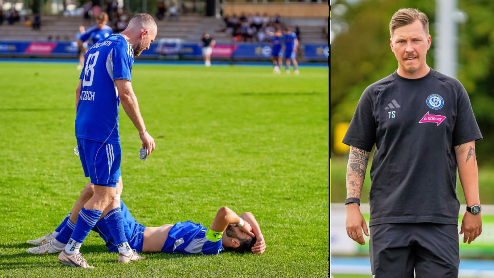 Diese Bilder der Enttäuschung hätten nicht sein müssen: Eigentlich hatte VfL Sindelfingen gegen 1. FC Eislingen alles im Griff.Eibner/Daniele La Rocca