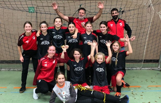 Die D-Juniorinnen des SV Horrheim sorgen bei den Women Masters in Augsburg für Aufsehen und erreichen im hochkarätig besetzten Turnier den fünften Platz. <span class='image-autor'>Foto: privat</span>