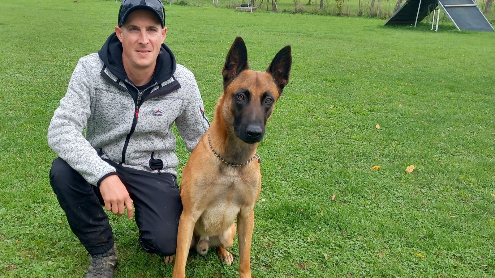 So sehen Sieger aus: Mario Gubler und Chip. Foto: Glemser So sehen Sieger aus: Mario Gubler und Chip. Foto: Glemser