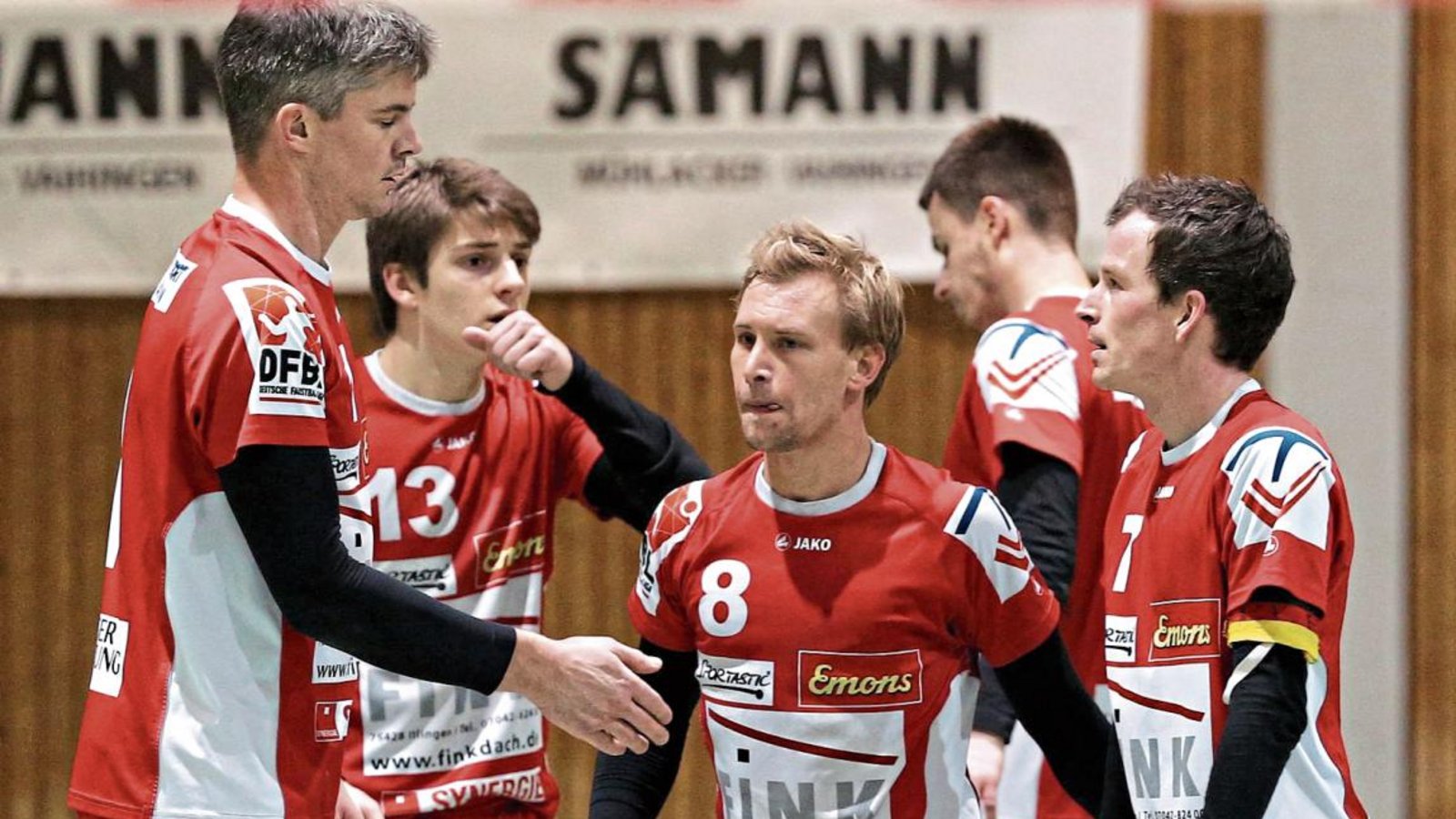 Bilden auch in dieser Saison den Stamm der Erstligamannschaft des TV Vaihingen: (von rechts) Marco Lochmahr, Tobias Rommel und Daniel Wörsinger sowie Kolja Meyer (links). Lediglich Jakob Kilpper (Zweiter von links) ist nach einer Schulterverletzung zum Zuschauen verurteilt. Foto: Küppers Bilden auch in dieser Saison den Stamm der Erstligamannschaft des TV Vaihingen: (von rechts) Marco Lochmahr, Tobias Rommel und Daniel Wörsinger sowie Kolja Meyer (links). Lediglich Jakob Kilpper (Zweiter von links) ist nach einer Schulterverletzung zum Zuschauen verurteilt. Foto: Küppers