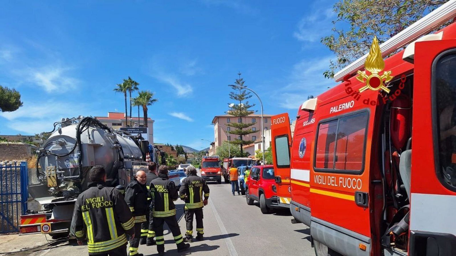 Bei dem Unglück kamen fünf Menschen ums Leben.Foto: dpa/Italienische Feuerwehr
