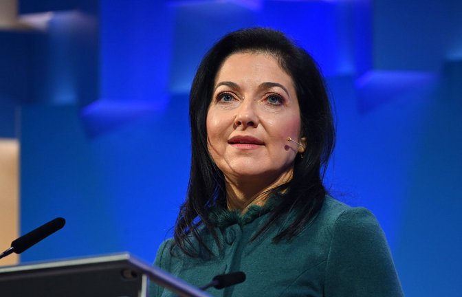 Katherina Reiche (CDU), Bundesministerin für Wirtschaft und Energie, spricht bei einer Pressekonferenz. (Archivbild)<span class='image-autor'>Foto: IMAGO/Sven Simon/IMAGO/Frank Hoermann/SVEN SIMON</span>