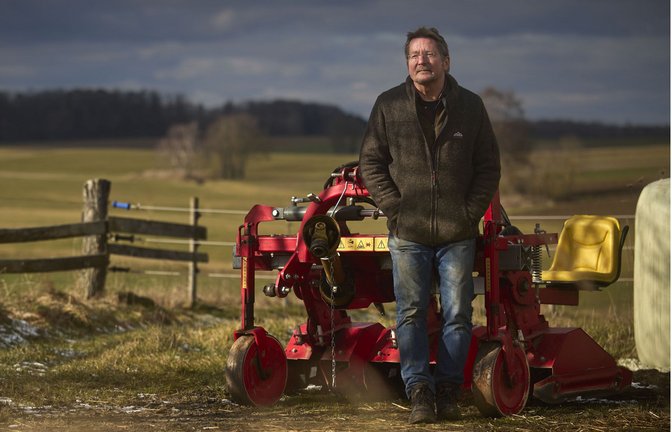 Rainer Hofmann hat seinen Platz in der Landwirtschaft gefunden<span class='image-autor'>Foto: Gottfried Stoppel</span>