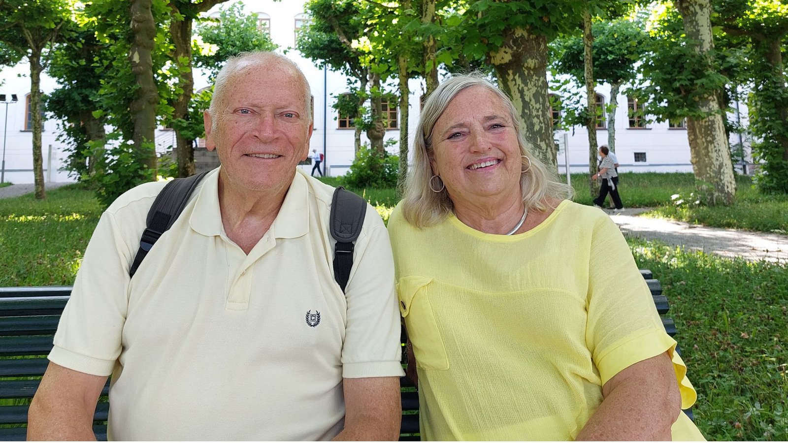 Dennis und Deborah Lorance bei einem ihrer Ausflüge in Süddeutschland.Foto: privat Dennis und Deborah Lorance bei einem ihrer Ausflüge in Süddeutschland.Foto: privat