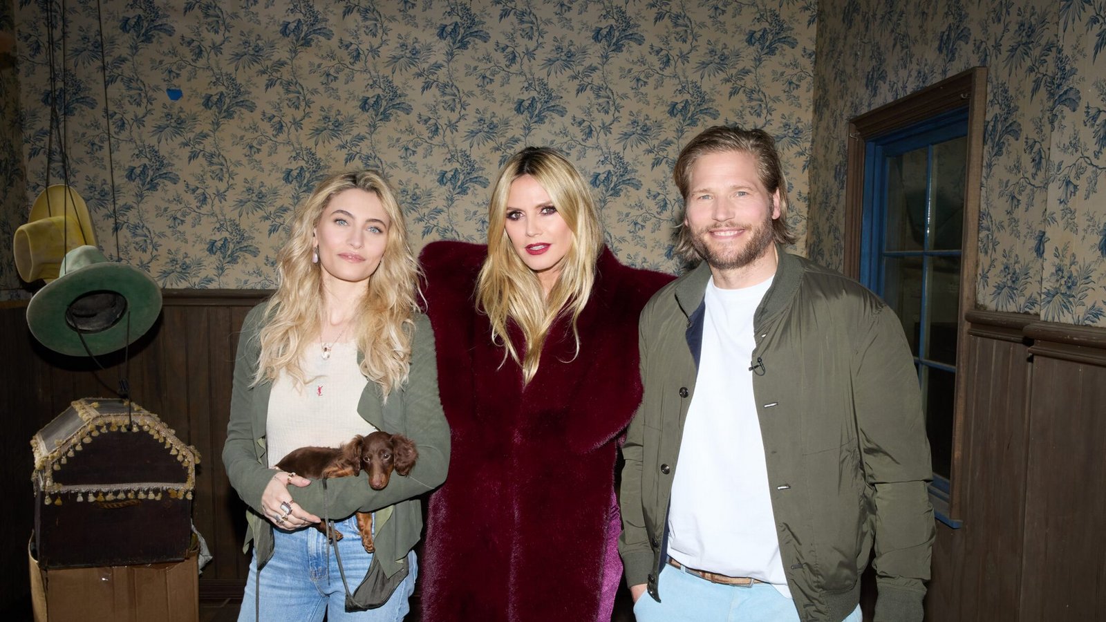 Heidi Klum mit Paris Jackson und Sebastian Ströbel.Foto: ProSieben/Max Montgomery Heidi Klum mit Paris Jackson und Sebastian Ströbel.Foto: ProSieben/Max Montgomery