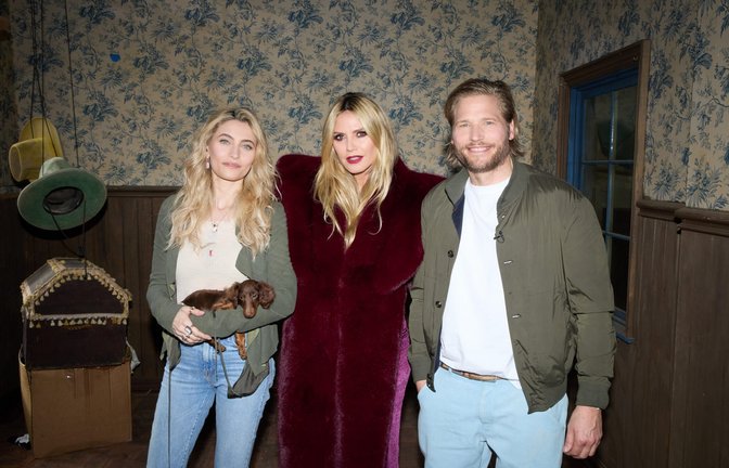 Heidi Klum mit Paris Jackson und Sebastian Ströbel.<span class='image-autor'>Foto: ProSieben/Max Montgomery</span>