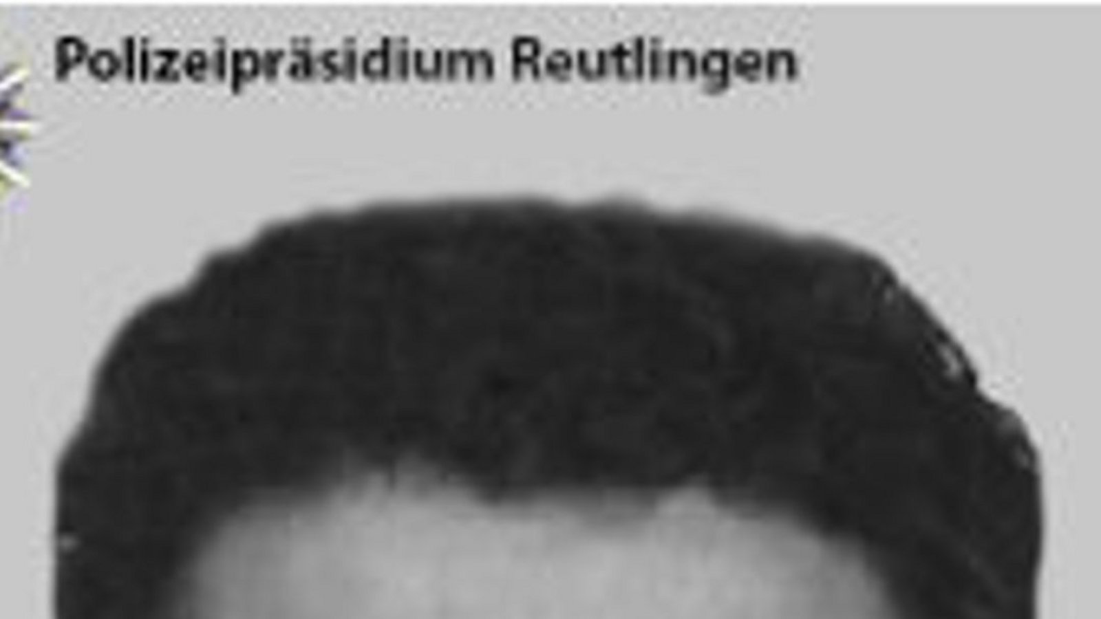 Haben Sie diesen Mann irgendwo gesehen?Foto: Polizei Reutlingen Haben Sie diesen Mann irgendwo gesehen?Foto: Polizei Reutlingen