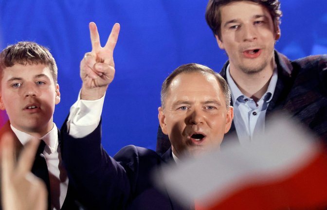 Karol Nawrocki wird neuer Präsident von Polen, das ist keine gute Nachricht für die Europäische Union.<span class='image-autor'>Foto: AFP/Wojtek Radwanski</span>