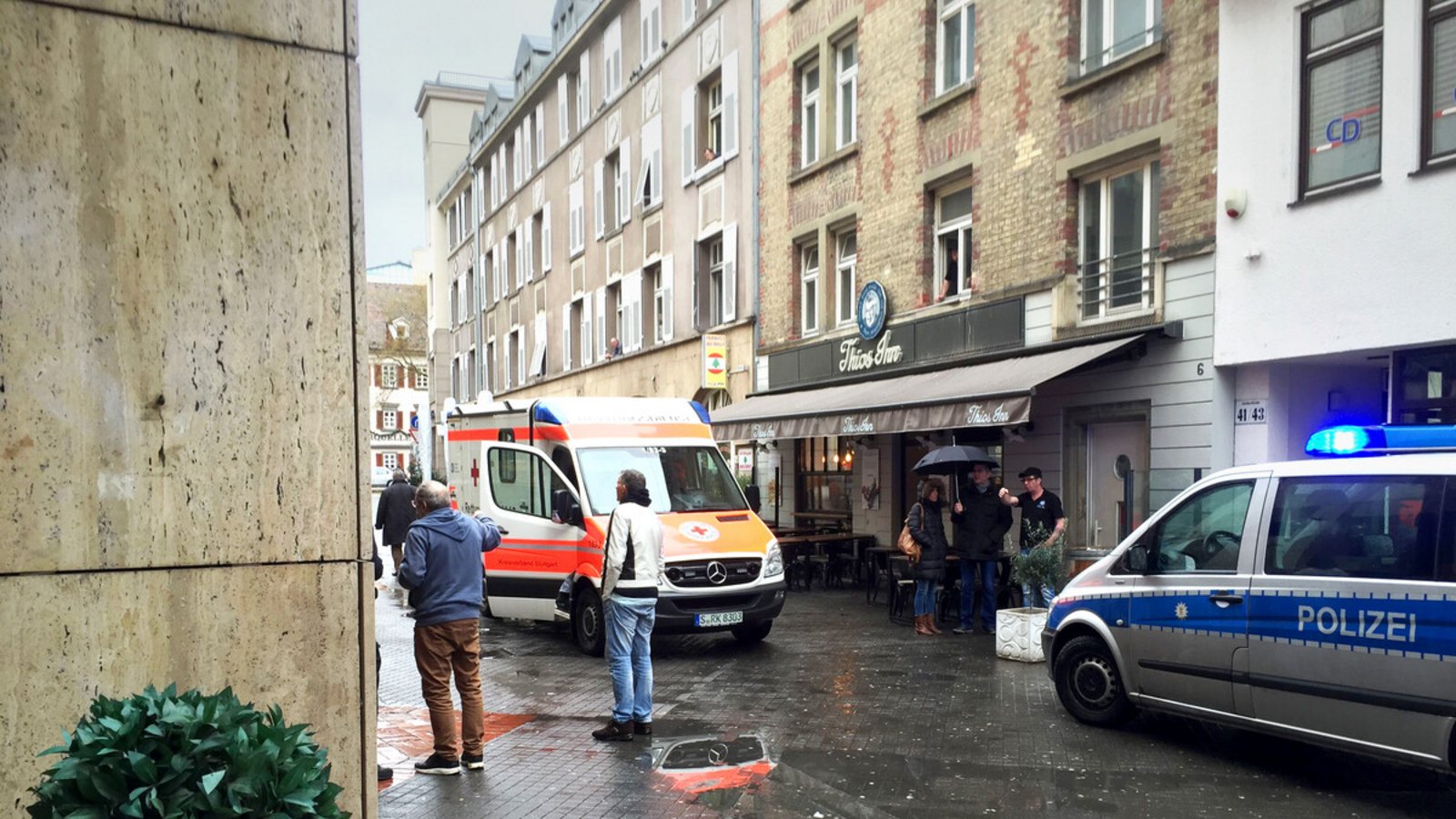 Der Einsatz nach der Attacke auf einen städtischen VollzugsbedienstetenFoto: 7aktuell/Oskar Eyb