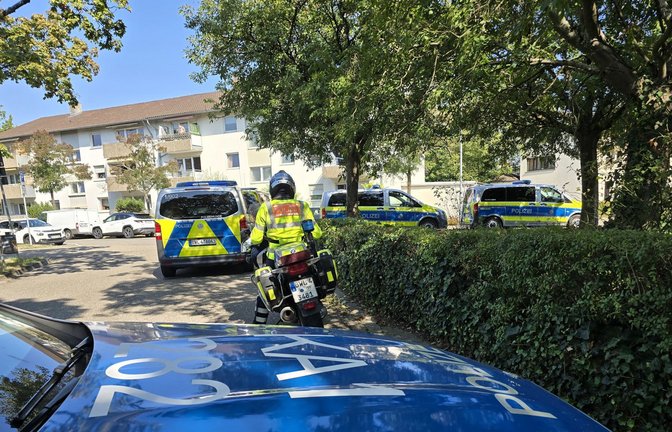 In Karlsruhe kam es am Freitag wegen einer Geiselnahme zu einem Einsatz der Polizei.<span class='image-autor'>Foto: dpa/Thomas Riedel</span>