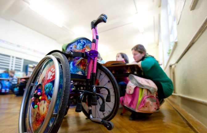 Eine Mehrheit der Bildungs- und Behindertenverbände sieht Inklusion nur in der Regelschule als verwirklicht an.<span class='image-autor'>Foto: dpa/Inga Kjer</span>