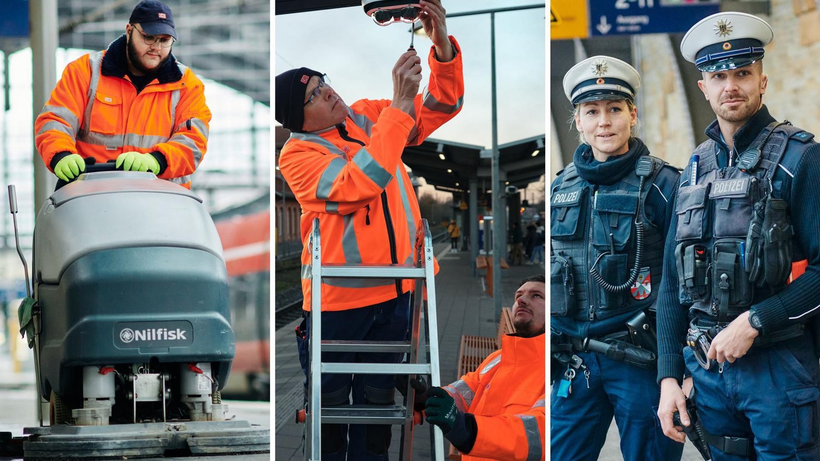 Die Deutsche Bahn will Bahnhöfe zu sicheren und sauberen Orten machen.Foto: Deutsche Bahn AG Die Deutsche Bahn will Bahnhöfe zu sicheren und sauberen Orten machen.Foto: Deutsche Bahn AG