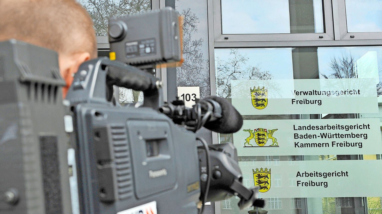 Bald wieder im Fokus der Medien? Das Arbeitsgericht FreiburgFoto: dpa