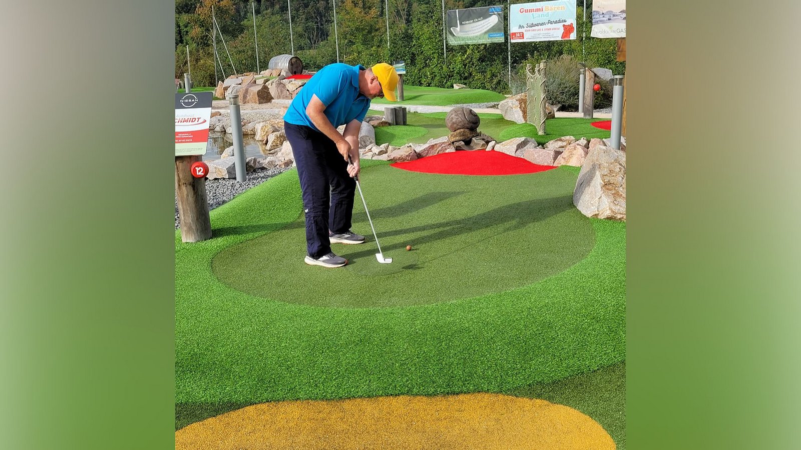 Adventuregolf auf höchstem Niveau: Bereits beim Training 2025 waren internationale Spitzenspieler sowie Welt- und Europameister auf der Anlage des TV Vaihingen – wie hier Weltmeister Markus Janßen. Jetzt kommen sie wieder. Foto: TV Vaihingen Adventuregolf auf höchstem Niveau: Bereits beim Training 2025 waren internationale Spitzenspieler sowie Welt- und Europameister auf der Anlage des TV Vaihingen – wie hier Weltmeister Markus Janßen. Jetzt kommen sie wieder. Foto: TV Vaihingen