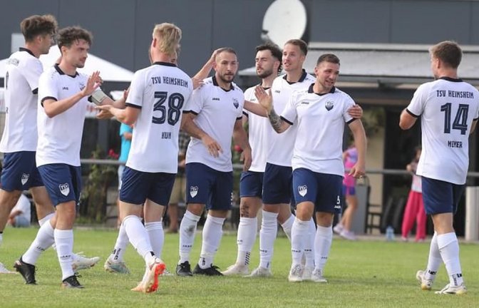Außergewöhnlich gelungener Start in die Saison: Der TSV Heimsheim feiert ein halbes Dutzend Tore gegen die Spvgg Besigheim.<span class='image-autor'>Andreas Gorr</span>