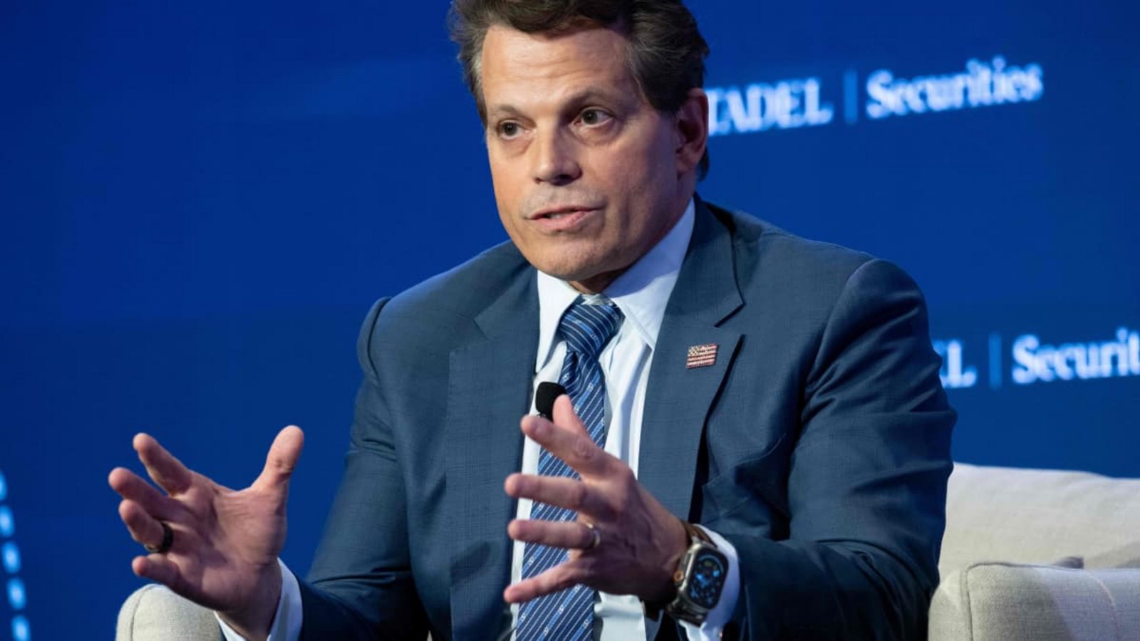 Der frühere Kommunikationsdirektor Anthony Scaramucci machte 2017 im Weißen Haus von sich reden.SAUL LOEB/AFP