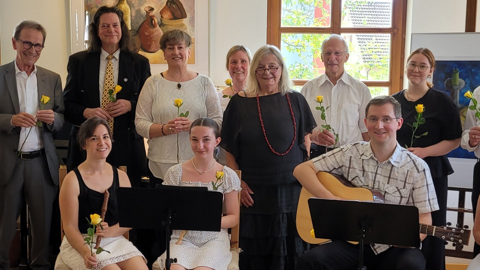 Gelungene Matinee: Die Künstlerinnen und Künstler erhalten viel Applaus. Foto: p Gelungene Matinee: Die Künstlerinnen und Künstler erhalten viel Applaus. Foto: p