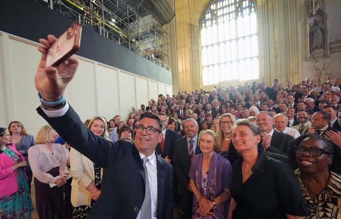 Andy Burnham: der nächste britische Premier?<span class='image-autor'>Foto: Yui Mok/PA Wire/dpa</span>