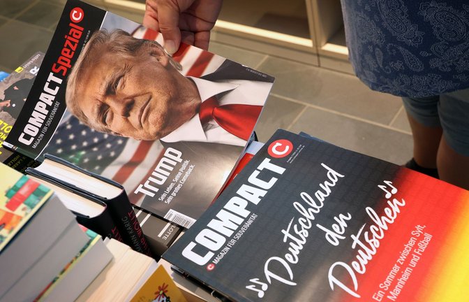 Das rechtsextremistische „Compact“-Magazin darf künftig nicht mehr erscheinen.<span class='image-autor'>Foto: Karl-Josef Hildenbrand/dpa/Karl-Josef Hildenbrand</span>