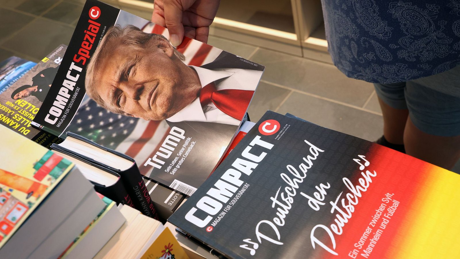 Das rechtsextremistische „Compact“-Magazin darf künftig nicht mehr erscheinen.Foto: Karl-Josef Hildenbrand/dpa/Karl-Josef Hildenbrand Das rechtsextremistische „Compact“-Magazin darf künftig nicht mehr erscheinen.Foto: Karl-Josef Hildenbrand/dpa/Karl-Josef Hildenbrand