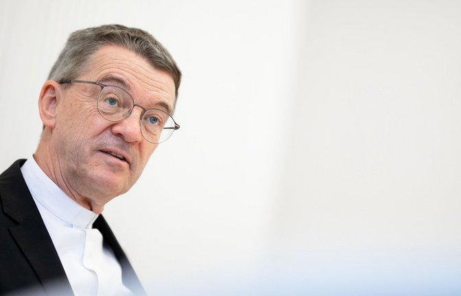 „Abwarten, wie sich die Situation in Syrien entwickelt“: Bischof Klaus Krämer.<span class='image-autor'>Foto: dpa/Christoph Schmidt</span>