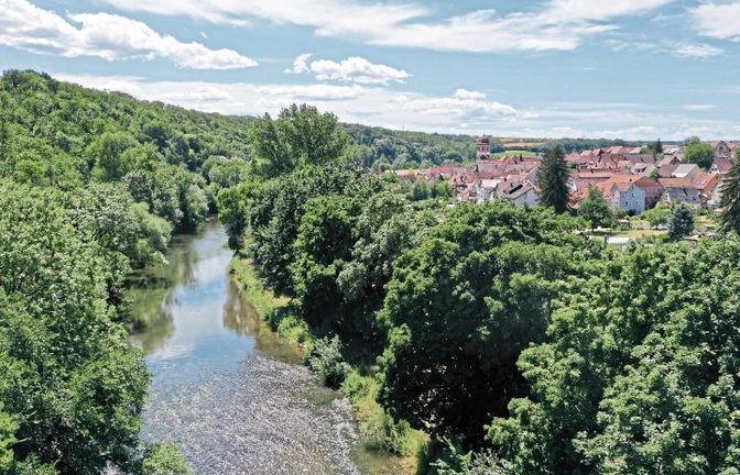 Die Enz ist bei Oberriexingen für Wassersportler gesperrt. Foto: p