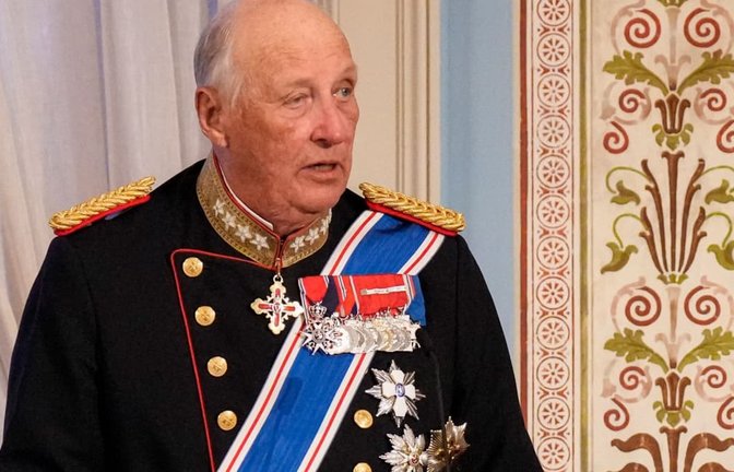 König Harald V. geht es nicht gut (Archivbild).<span class='image-autor'>Fredrik Varfjell/NTB/dpa</span>