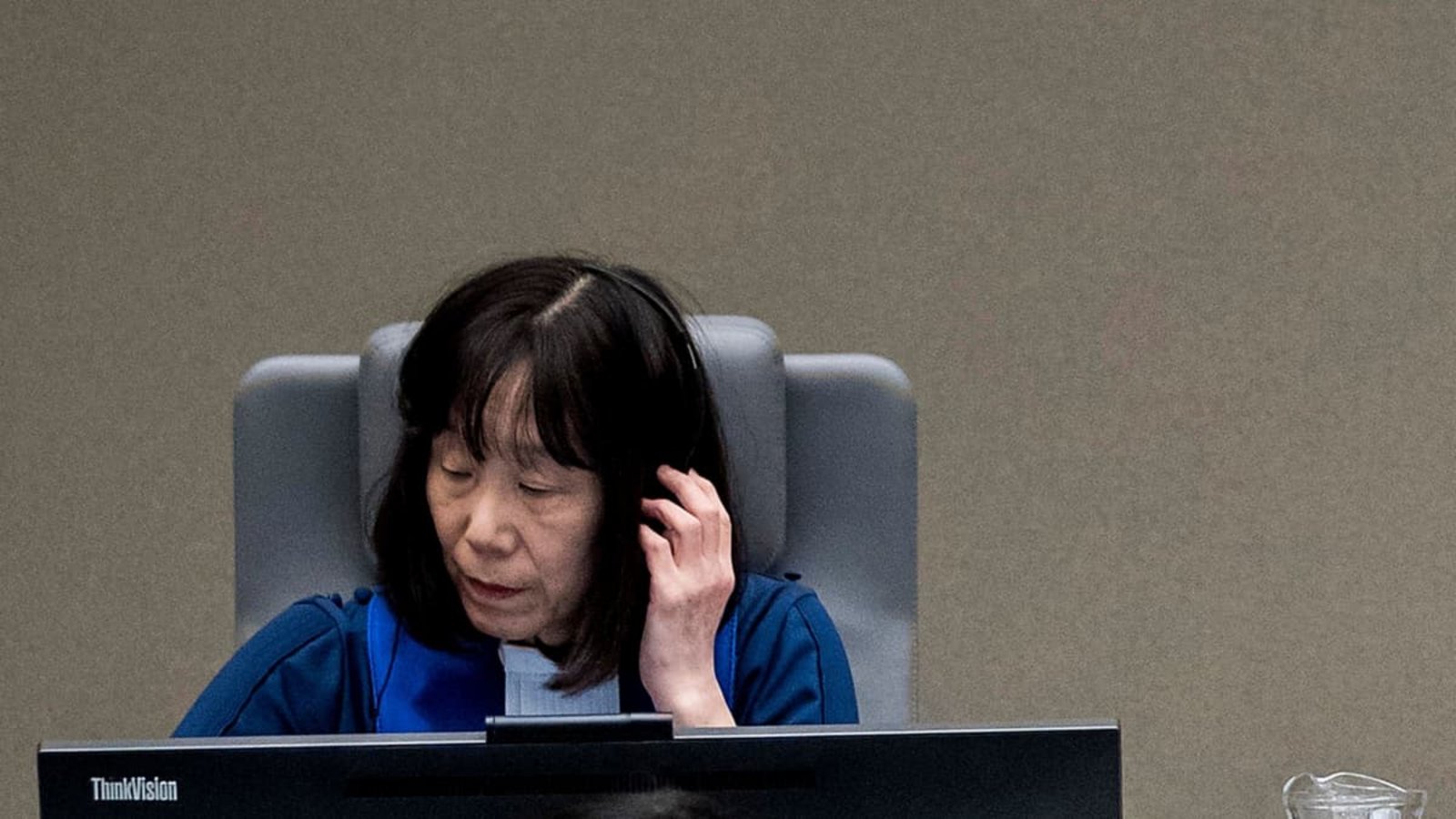 Im Visier der USA: Die Präsidentin des Internationalen Strafgerichtshofs Tomoko Akane soll sanktioniert werden. Mittlerweile sind die Hälfte aller Richter des Gerichts auf der US-Sanktionsliste.Koen Van Weel/ANP Pool via AP/dpa