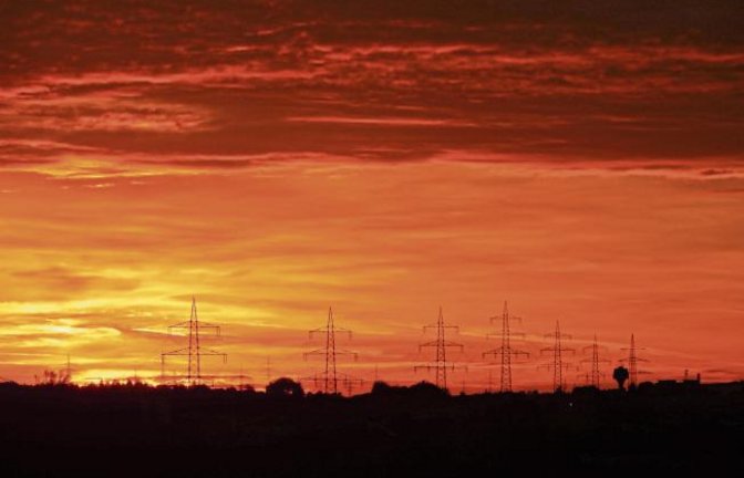 Abendstimmung über Mühlacker. Foto: Arning