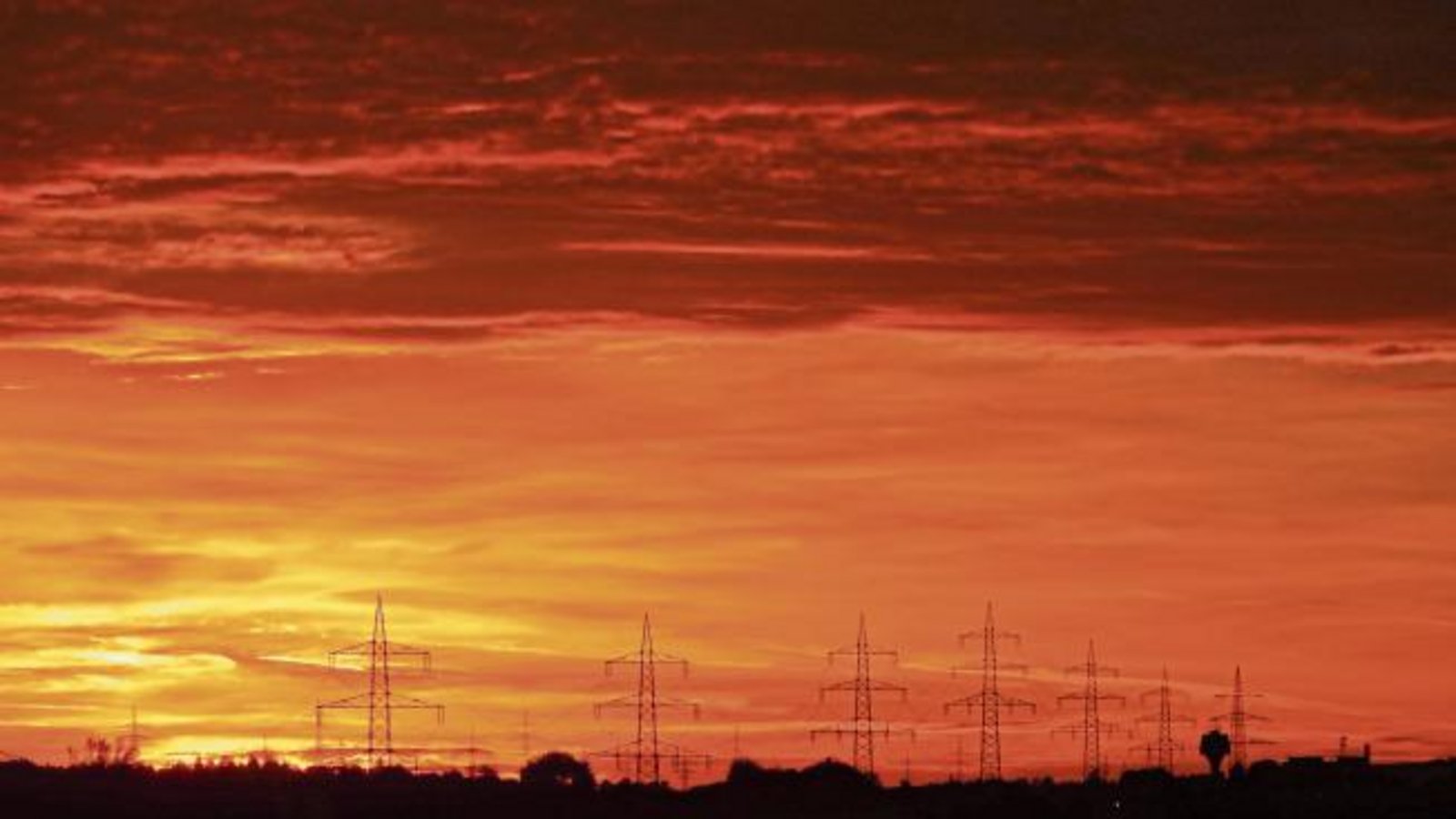 Abendstimmung über Mühlacker. Foto: Arning