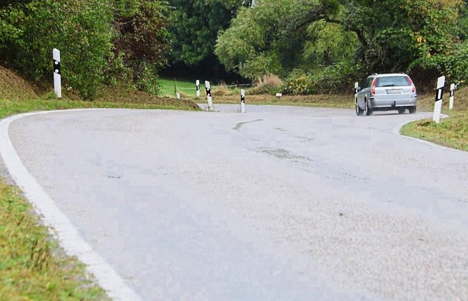Die Kreisstraße zwischen Häfnerhaslach und Ochsenbach soll ausgebaut werden. Vor allem die Kuppen und Kurven werden entschärft. Fotos: Bögel