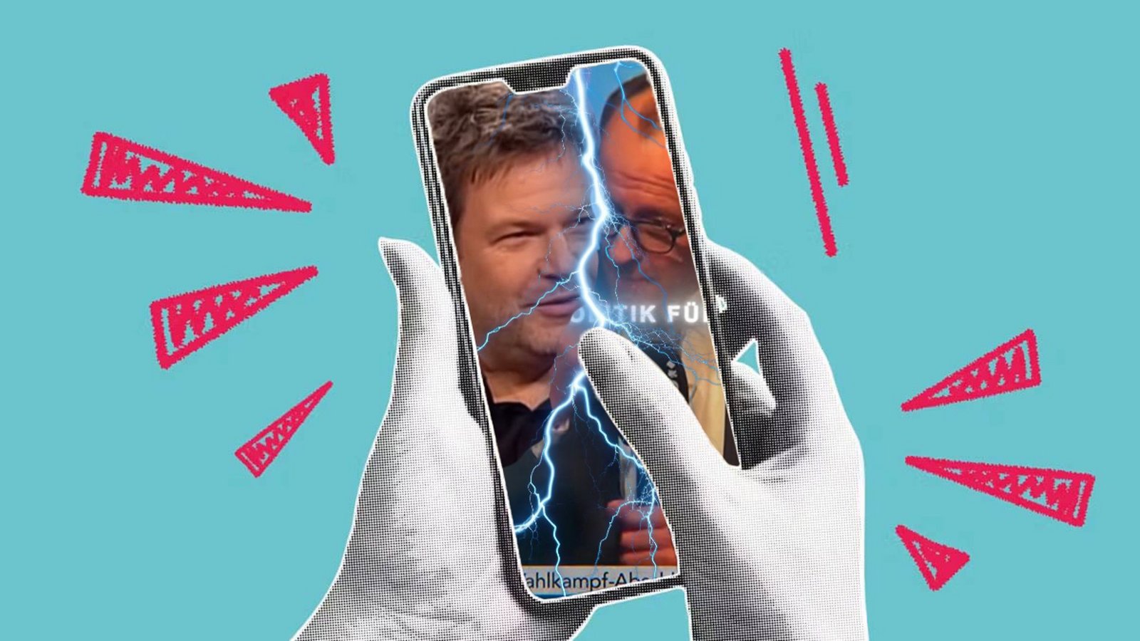 Die einen so, die anderen so: Linke und rechte Milieus kriegen auf Tiktok nur wenig voneinander mit.Foto: Pichlmaier
