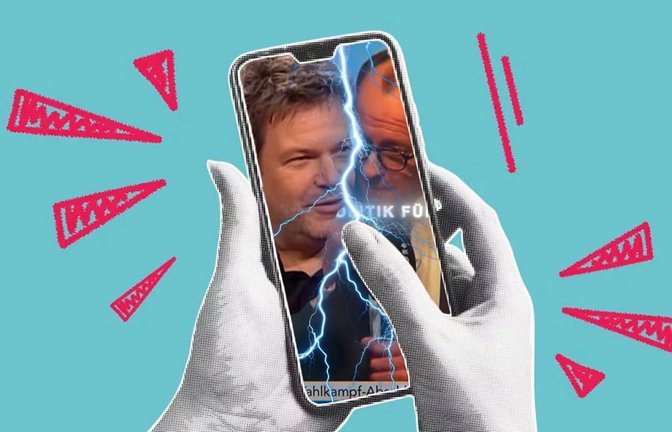 Die einen so, die anderen so: Linke und rechte Milieus kriegen auf Tiktok nur wenig voneinander mit.<span class='image-autor'>Foto: Pichlmaier</span>