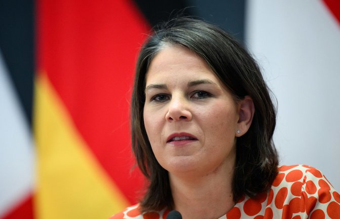 Eigentlich gilt Außenministerin Annalena Baerbock als Verfechterin einer wertegeleiteten Außenpolitik.<span class='image-autor'>Foto: dpa/Bernd von Jutrczenka</span>