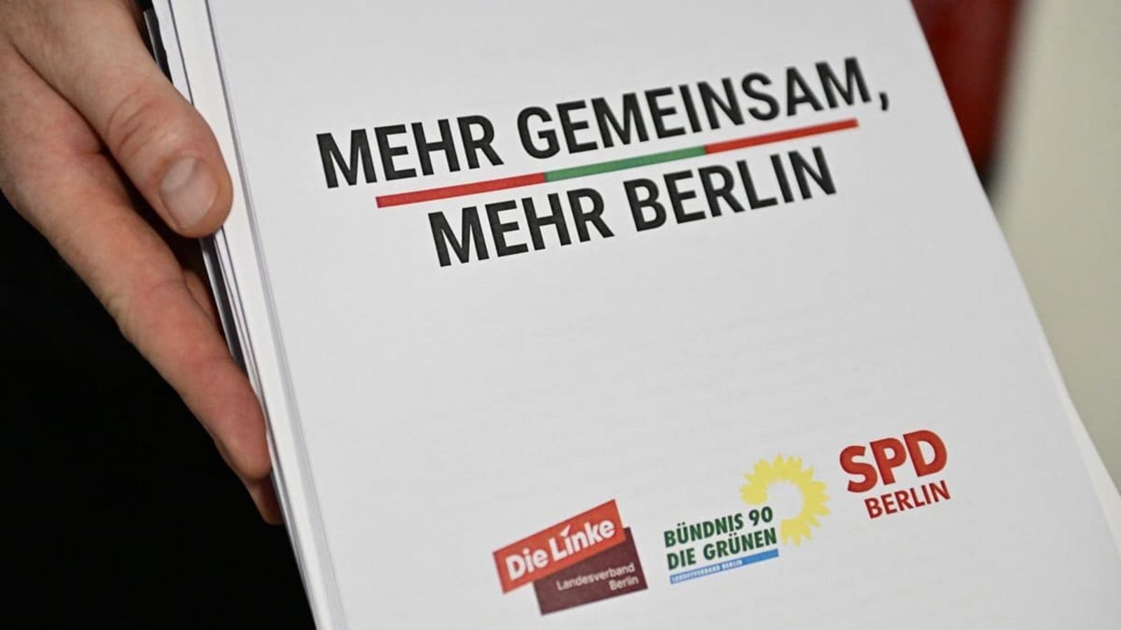 Was Linke, Grüne und SPD für die Hauptstadt präsentieren, treibt manchen den Angstschweiß auf die Stirn.Fabian Sommer/dpa Was Linke, Grüne und SPD für die Hauptstadt präsentieren, treibt manchen den Angstschweiß auf die Stirn.Fabian Sommer/dpa