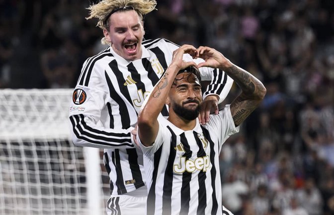 Die beiden Ex-Stuttgarter Nick Woltemade und Nico González brachten Juventus Turin auf die Siegesstraße.<span class='image-autor'>IMAGO/Nicolo Campo</span>