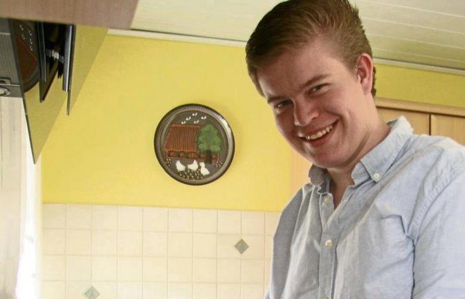 In der Küche seiner Eltern hat Patrick Kühn schon als Junge gekocht.  Foto: Rostek